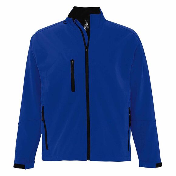 SOLS Mens Relax Soft Shell Jacket (Breathable Windproof And Water Resistant) /